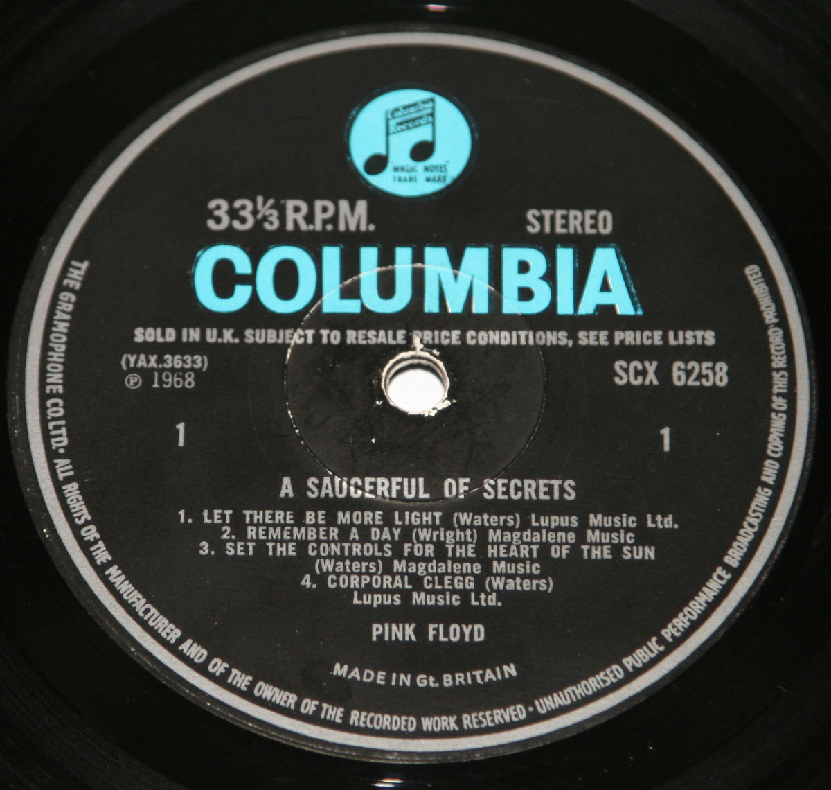 High Resolution Photo #3 PINK FLOYD Saucerful Secrets UK1 